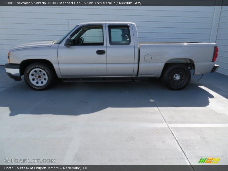 Silver Birch Metallic / Medium Gray 2006 Chevrolet Silverado 1500 Extended Cab