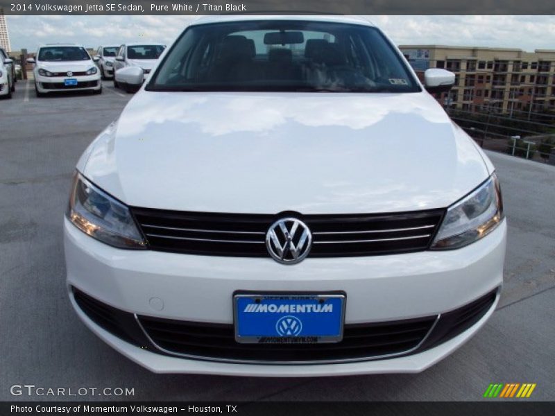 Pure White / Titan Black 2014 Volkswagen Jetta SE Sedan