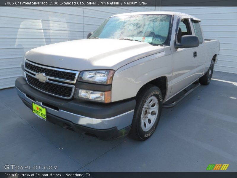 Silver Birch Metallic / Medium Gray 2006 Chevrolet Silverado 1500 Extended Cab