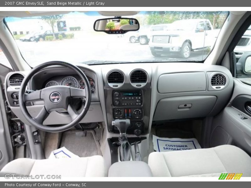 Sand Beige Metallic / Light Gray 2007 GMC Envoy SLE