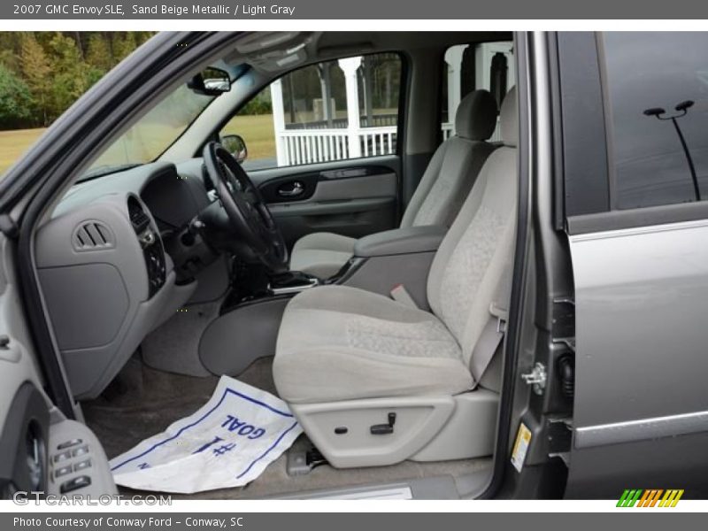 Sand Beige Metallic / Light Gray 2007 GMC Envoy SLE