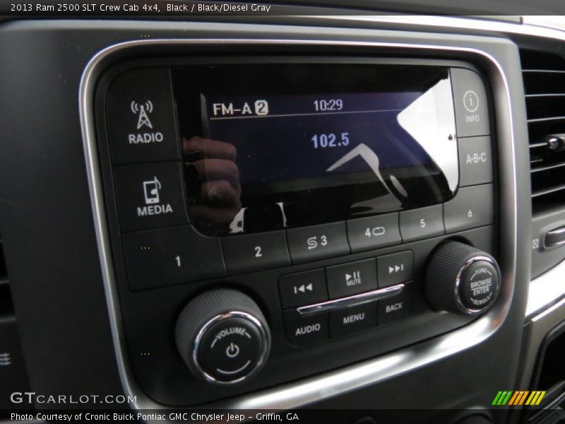 Black / Black/Diesel Gray 2013 Ram 2500 SLT Crew Cab 4x4
