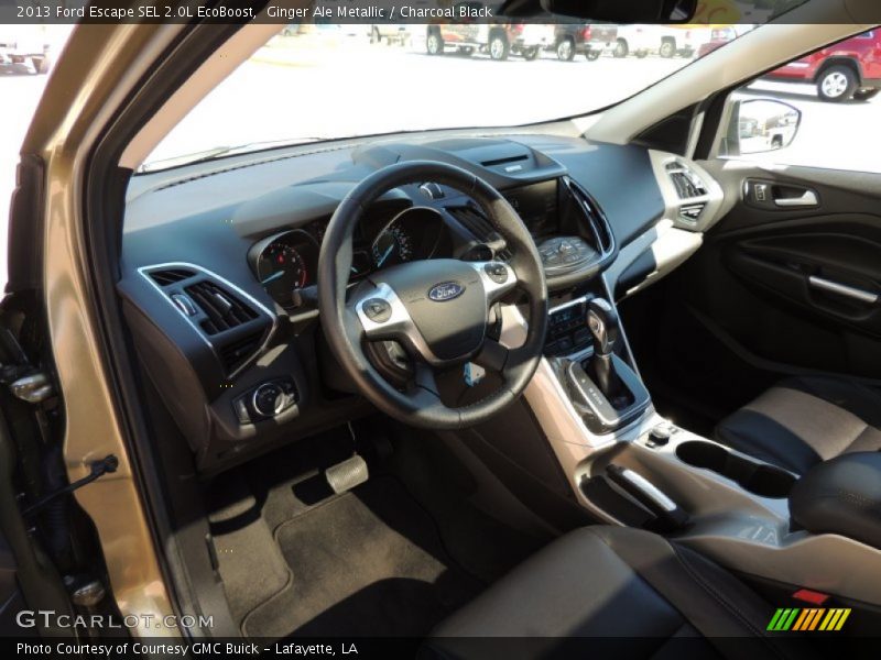 Ginger Ale Metallic / Charcoal Black 2013 Ford Escape SEL 2.0L EcoBoost