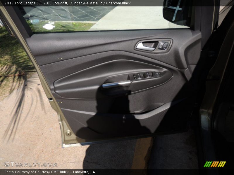Ginger Ale Metallic / Charcoal Black 2013 Ford Escape SEL 2.0L EcoBoost