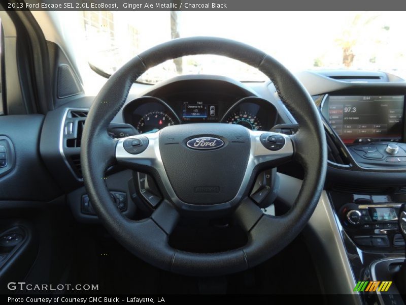 Ginger Ale Metallic / Charcoal Black 2013 Ford Escape SEL 2.0L EcoBoost