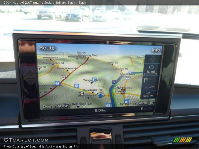 Brilliant Black / Black 2014 Audi A6 2.0T quattro Sedan