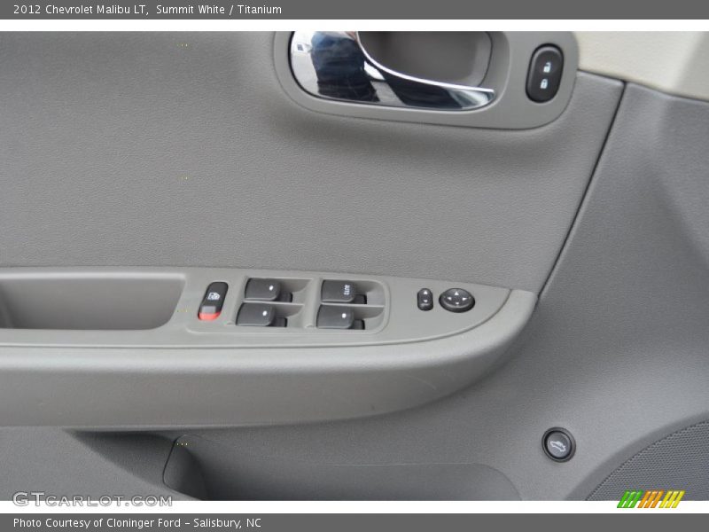 Summit White / Titanium 2012 Chevrolet Malibu LT