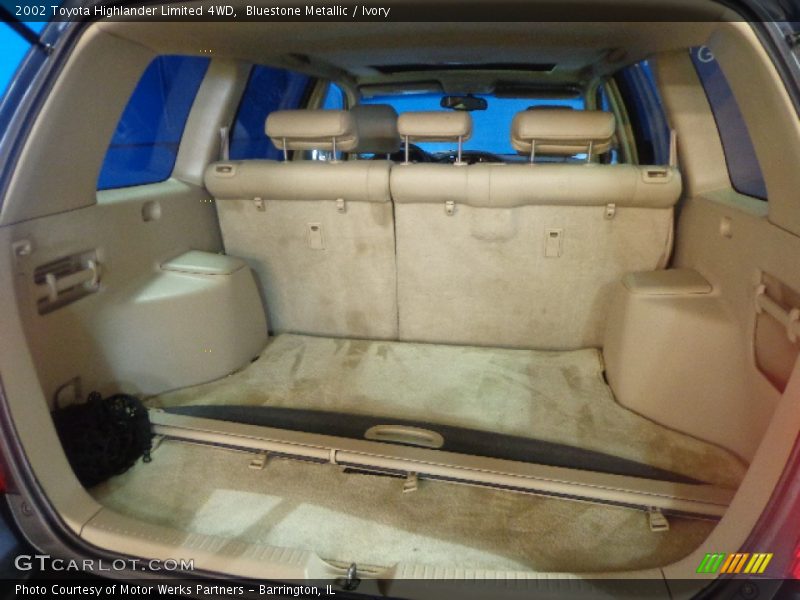 Bluestone Metallic / Ivory 2002 Toyota Highlander Limited 4WD