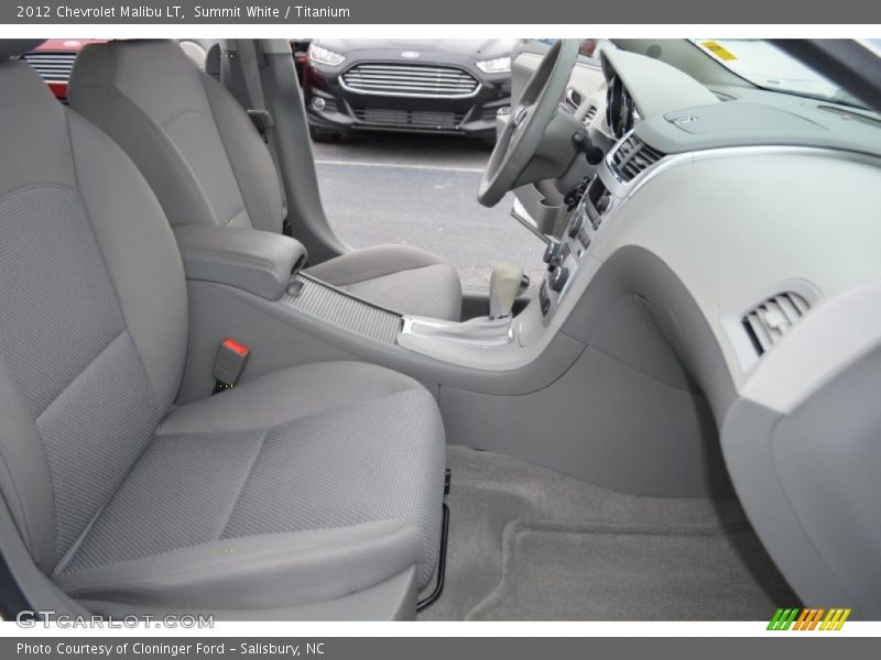 Summit White / Titanium 2012 Chevrolet Malibu LT