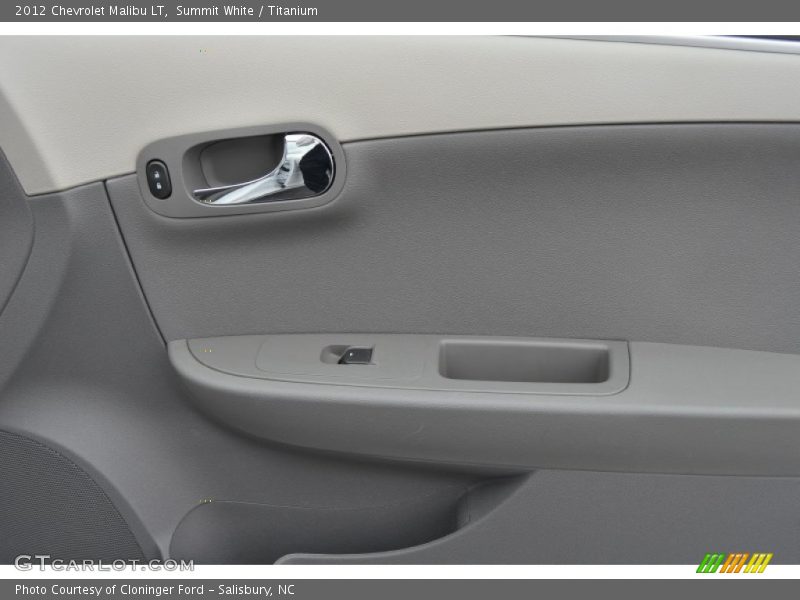 Summit White / Titanium 2012 Chevrolet Malibu LT