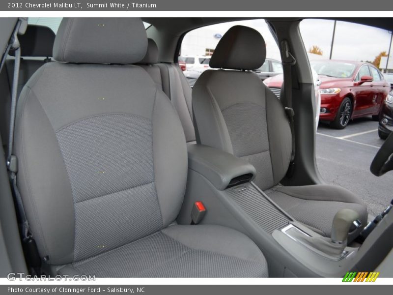 Summit White / Titanium 2012 Chevrolet Malibu LT