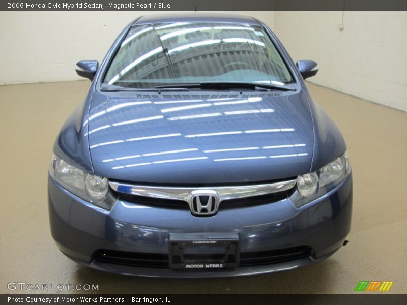Magnetic Pearl / Blue 2006 Honda Civic Hybrid Sedan