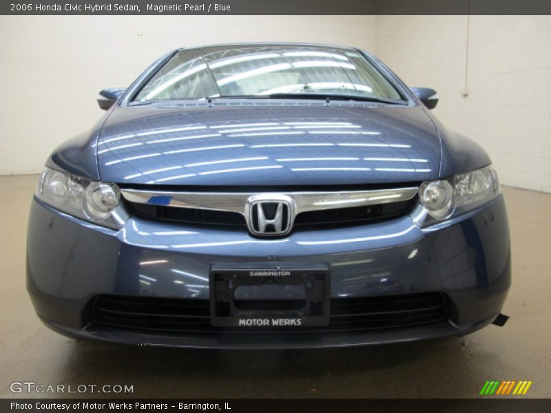 Magnetic Pearl / Blue 2006 Honda Civic Hybrid Sedan