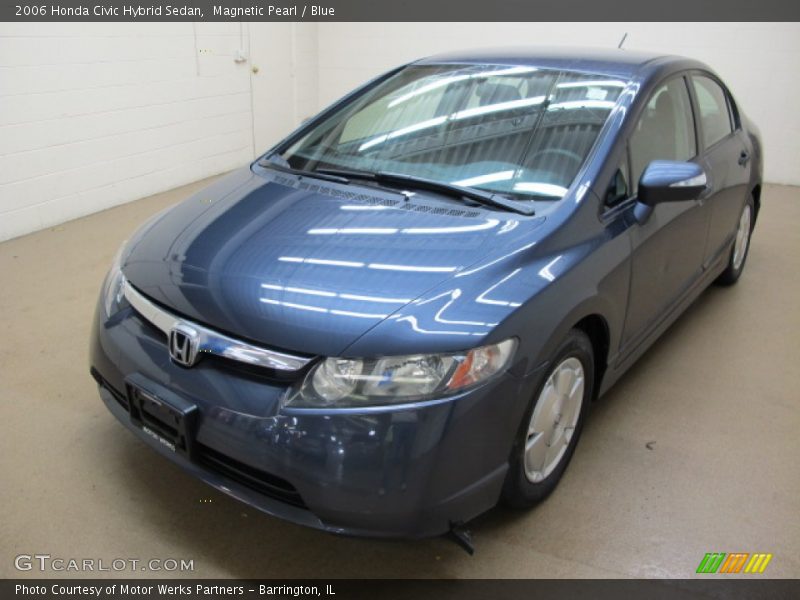 Magnetic Pearl / Blue 2006 Honda Civic Hybrid Sedan