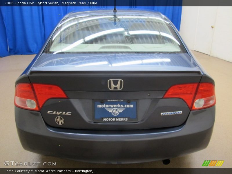 Magnetic Pearl / Blue 2006 Honda Civic Hybrid Sedan