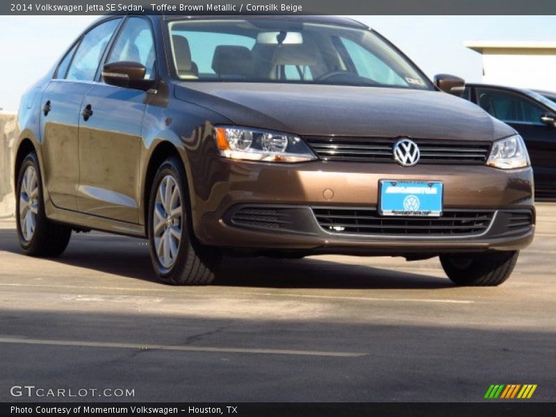 Toffee Brown Metallic / Cornsilk Beige 2014 Volkswagen Jetta SE Sedan