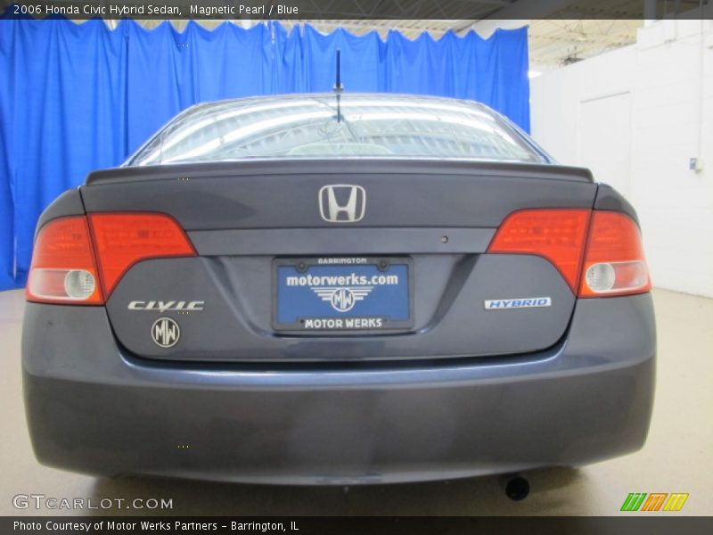 Magnetic Pearl / Blue 2006 Honda Civic Hybrid Sedan