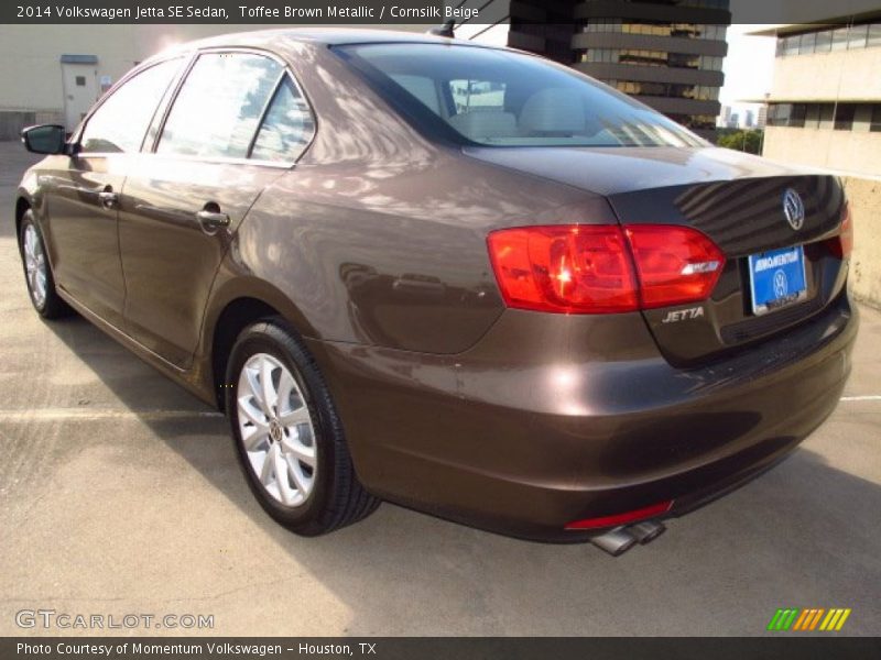Toffee Brown Metallic / Cornsilk Beige 2014 Volkswagen Jetta SE Sedan