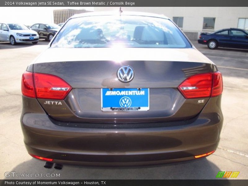 Toffee Brown Metallic / Cornsilk Beige 2014 Volkswagen Jetta SE Sedan