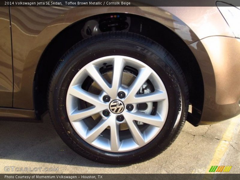 Toffee Brown Metallic / Cornsilk Beige 2014 Volkswagen Jetta SE Sedan