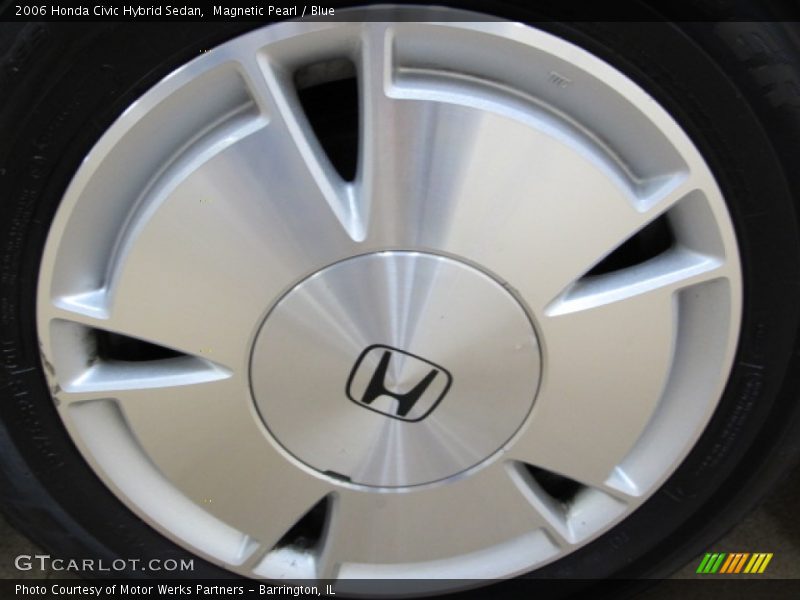 Magnetic Pearl / Blue 2006 Honda Civic Hybrid Sedan