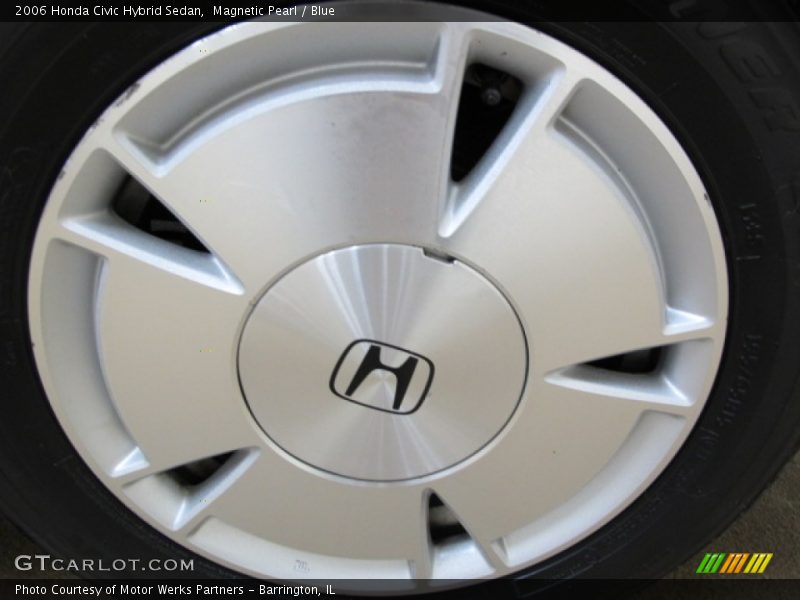 Magnetic Pearl / Blue 2006 Honda Civic Hybrid Sedan