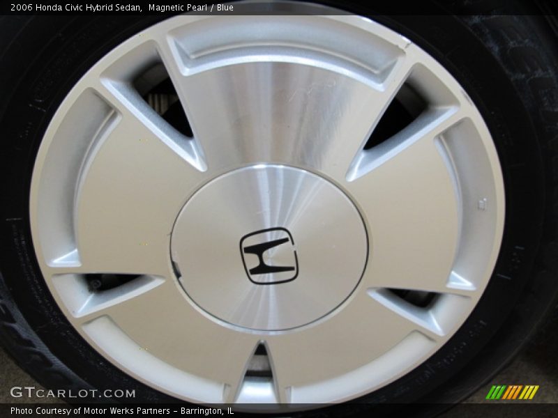 Magnetic Pearl / Blue 2006 Honda Civic Hybrid Sedan