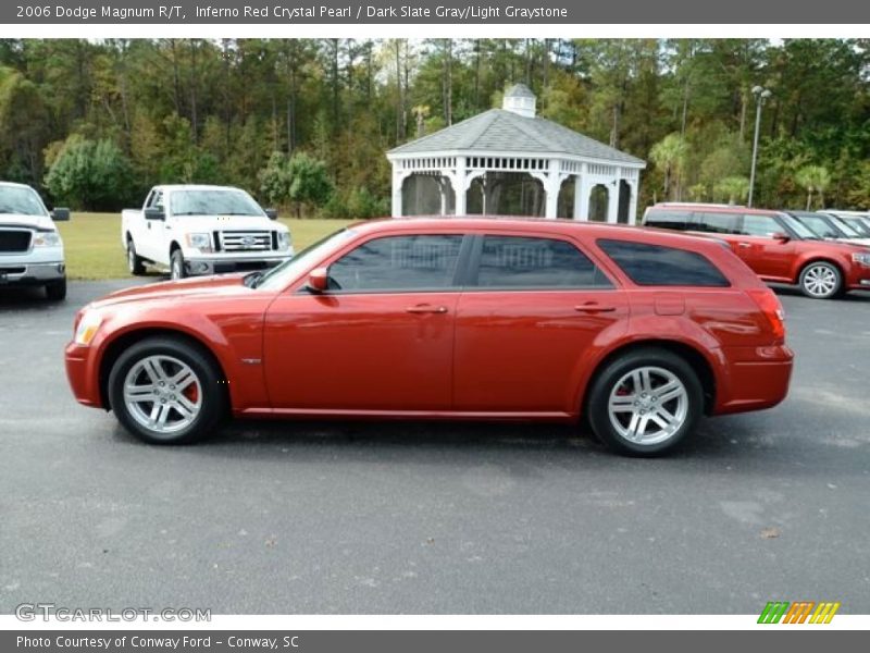 Inferno Red Crystal Pearl / Dark Slate Gray/Light Graystone 2006 Dodge Magnum R/T