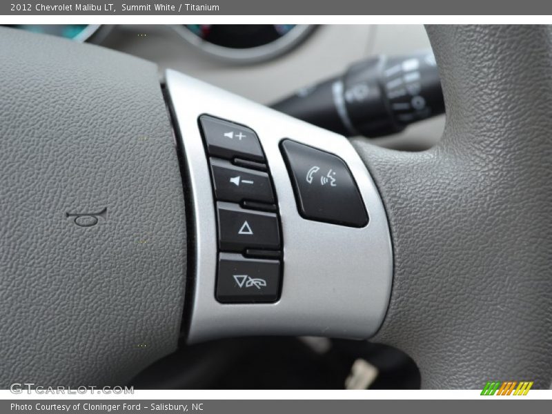Summit White / Titanium 2012 Chevrolet Malibu LT