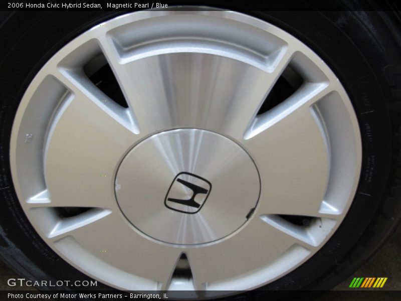 Magnetic Pearl / Blue 2006 Honda Civic Hybrid Sedan