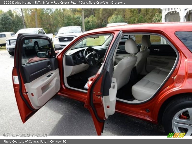 Inferno Red Crystal Pearl / Dark Slate Gray/Light Graystone 2006 Dodge Magnum R/T