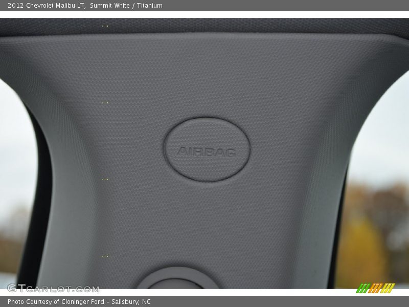 Summit White / Titanium 2012 Chevrolet Malibu LT