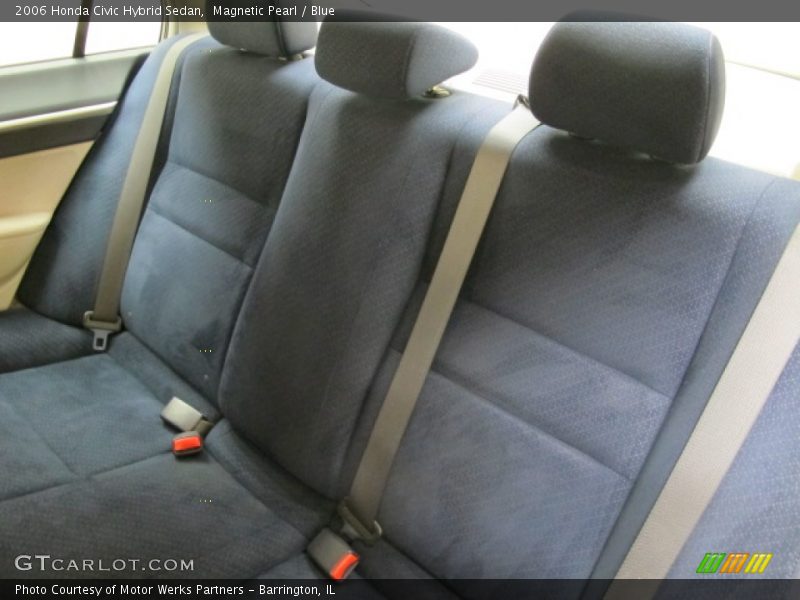 Magnetic Pearl / Blue 2006 Honda Civic Hybrid Sedan