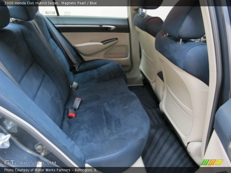 Magnetic Pearl / Blue 2006 Honda Civic Hybrid Sedan