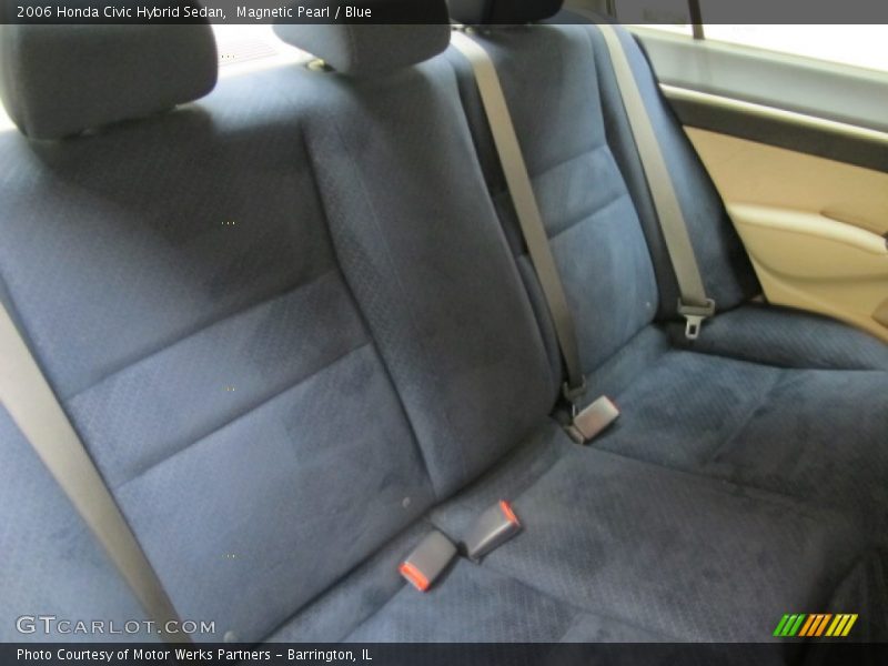 Magnetic Pearl / Blue 2006 Honda Civic Hybrid Sedan