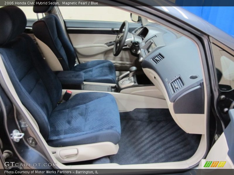Magnetic Pearl / Blue 2006 Honda Civic Hybrid Sedan