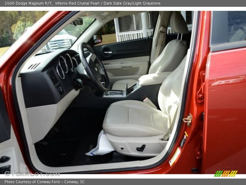 Inferno Red Crystal Pearl / Dark Slate Gray/Light Graystone 2006 Dodge Magnum R/T