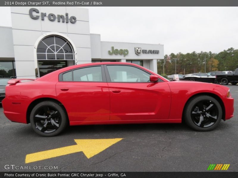 Redline Red Tri-Coat / Black 2014 Dodge Charger SXT