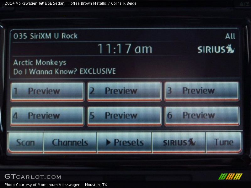 Toffee Brown Metallic / Cornsilk Beige 2014 Volkswagen Jetta SE Sedan