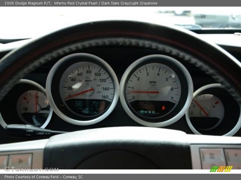 Inferno Red Crystal Pearl / Dark Slate Gray/Light Graystone 2006 Dodge Magnum R/T