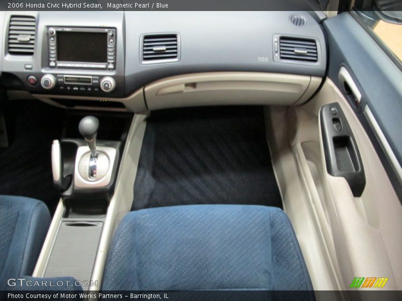 Magnetic Pearl / Blue 2006 Honda Civic Hybrid Sedan