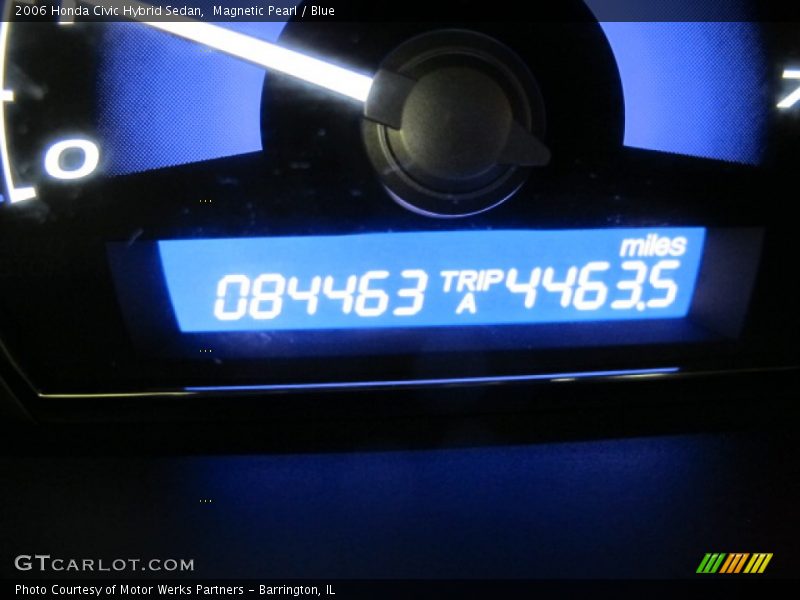 Magnetic Pearl / Blue 2006 Honda Civic Hybrid Sedan