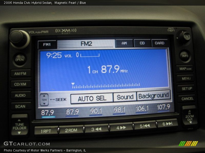 Magnetic Pearl / Blue 2006 Honda Civic Hybrid Sedan