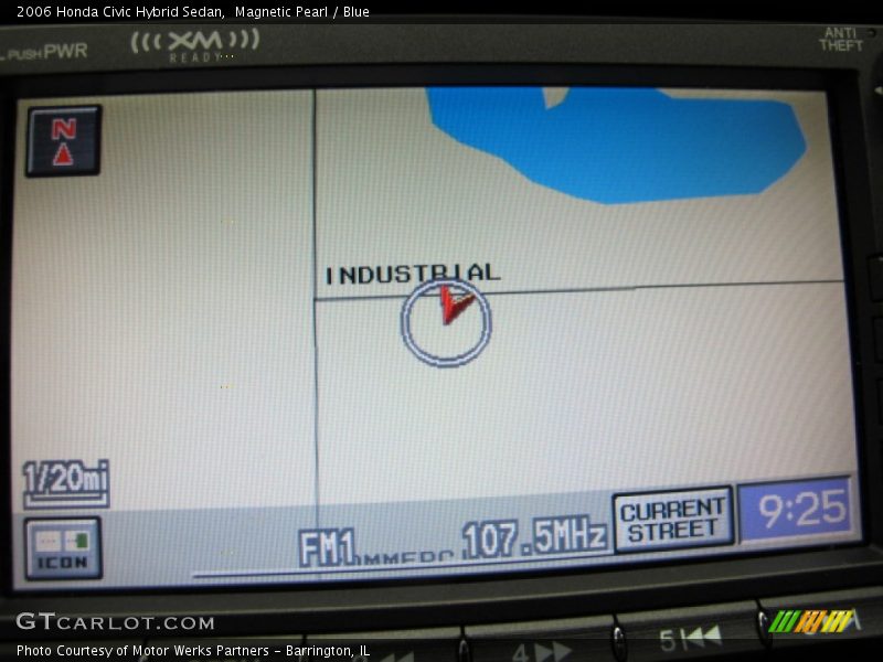 Magnetic Pearl / Blue 2006 Honda Civic Hybrid Sedan