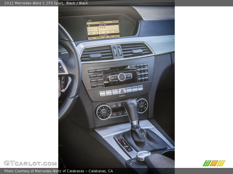 Black / Black 2012 Mercedes-Benz C 250 Sport