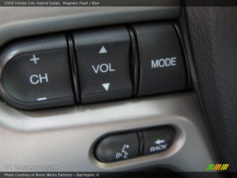 Magnetic Pearl / Blue 2006 Honda Civic Hybrid Sedan