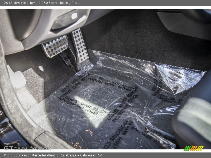 Black / Black 2012 Mercedes-Benz C 250 Sport