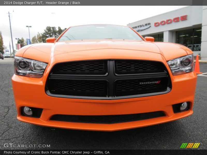Header Orange / Black 2014 Dodge Charger R/T