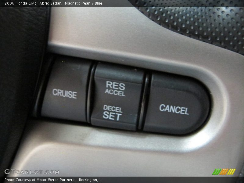 Magnetic Pearl / Blue 2006 Honda Civic Hybrid Sedan