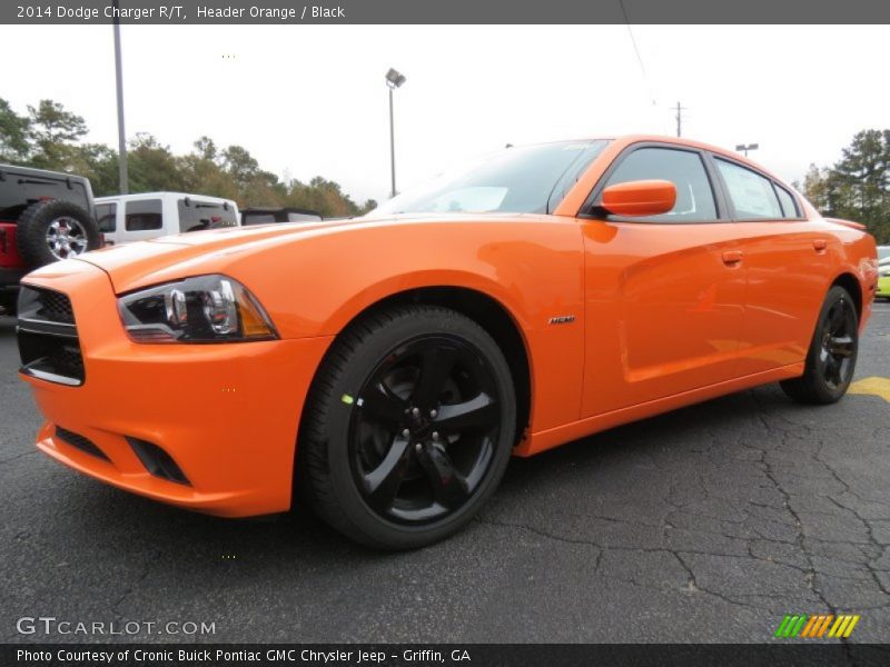 Header Orange / Black 2014 Dodge Charger R/T